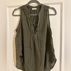 Lush Olive Green Tank
